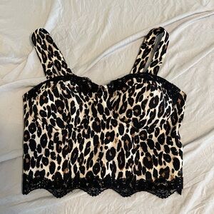 Say What? Leopard Print Crop Top